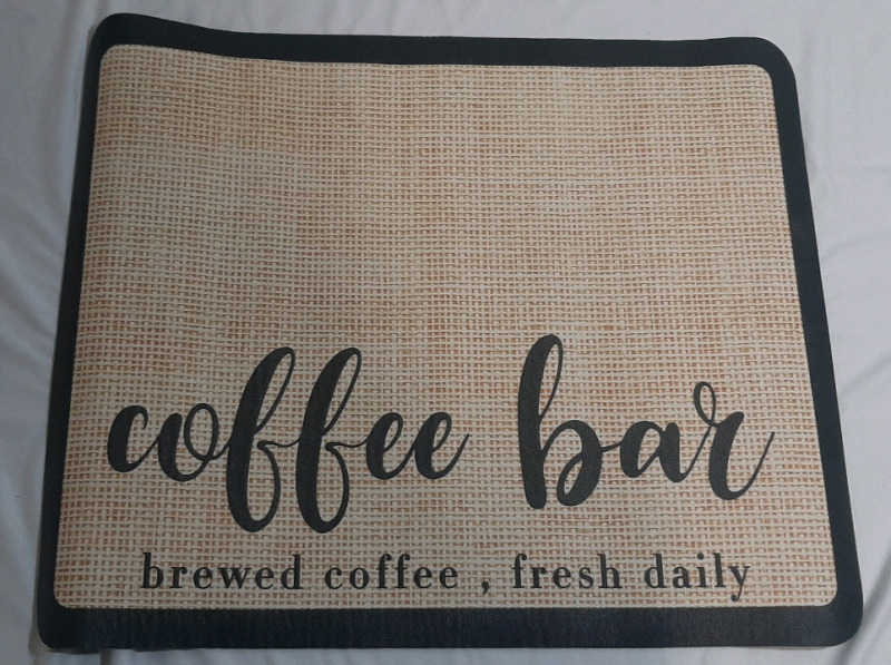 New Coffee Bar Rolling Mat