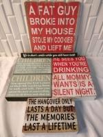 7 Wood Signs With Clever Quotations