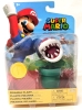 New Sealed Super Mario Action Figure | Piranha Plant with Coin | Approx 4.25" Tall