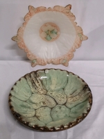 Vintage Art Murano Glass Bowl & West Germany Bowl