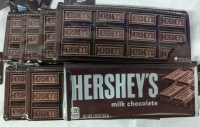 7 New Hershey's Milk Chocolate Bar Pencil Cases. 7.5" by 3".