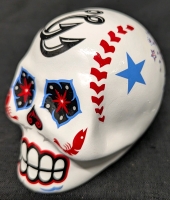 Day of the Dead Corpus Christi Hooks Sugar Skull. 4" Tall.