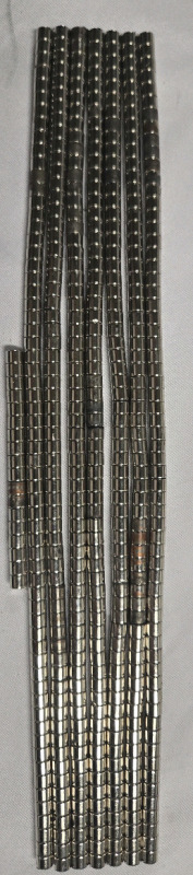 100+ ( 7 Ft 3.5" Long ) Small Powerful Magnets | Possibly For Retrieving Metal Things In Hard To Reach Places
