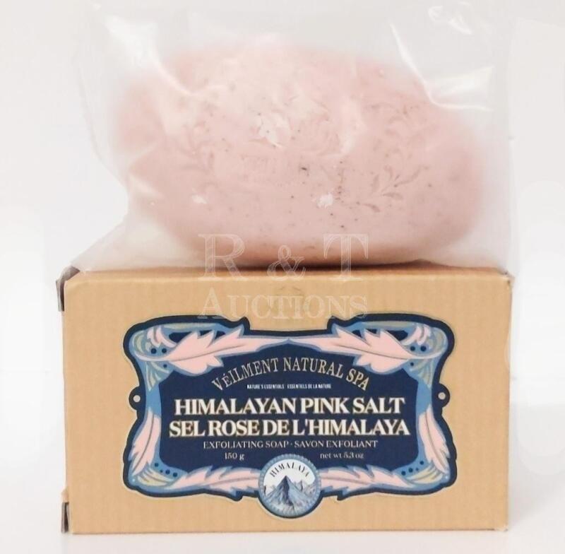 New Himalayan Pink Salt Exfoliating Soap Bar 150g
