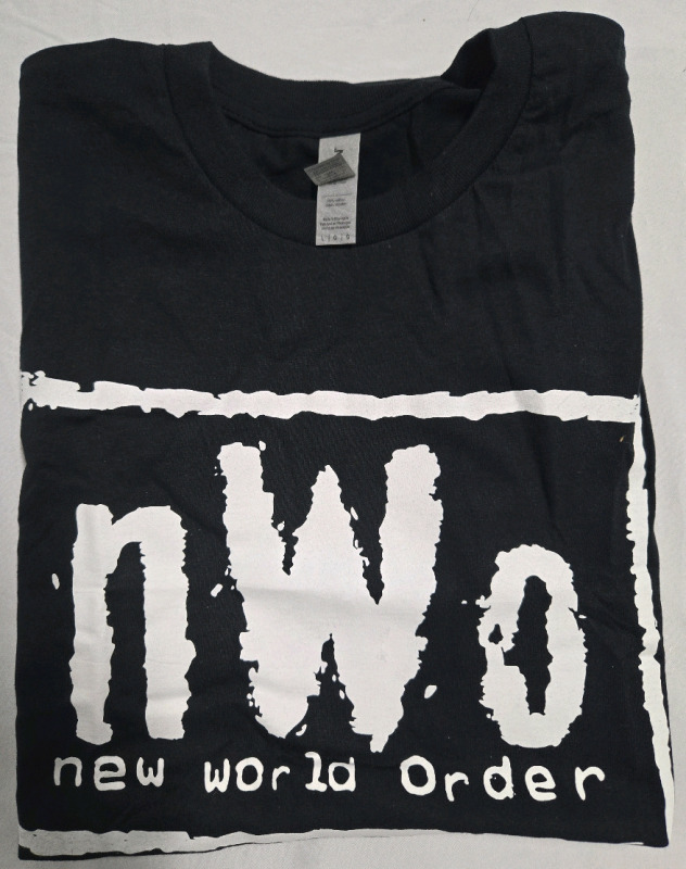 New | Gildan | Mens Size: Large | Heavy Cotton N.W.O ( New World Order ) T-Shirt