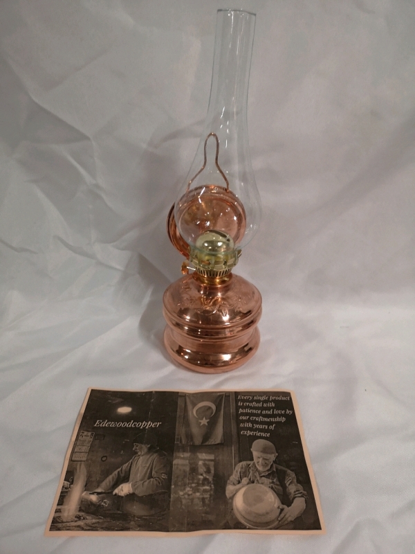 New Copper Oil Lamp by Edewood