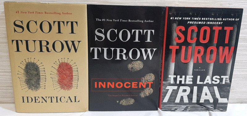 Hardcover New York Times Bestseller Scott Turow Novels 3pcs