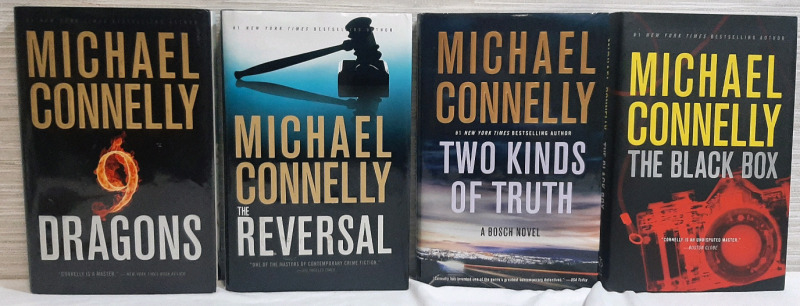 Hardcover New York Times Bestseller Michael Connelly Novels 4pcs