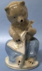 Vintage Soviet Russia USSR Porcelain Bear with Balalaika Figurine | 3.5* Tall - 2