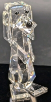 Retired Vintage Swarovski Silver Crystal Pluto Standing Dog Figure | Art. 7635 NR 070 32% Pbo | 2.6" Tall | With Box & Certificate