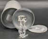 Retired Vintage Swarovski Silver Crystal Pluto Standing Dog Figure | Art. 7635 NR 070 32% Pbo | 2.6" Tall | With Box & Certificate - 2