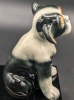 Adorable Ceramic French Bulldog Pup Figure Made in Japan | 4.5" Tall - 3