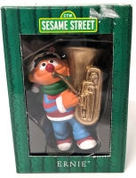 Vintage 1998 Gibson Sesame Street Ernie Christmas Ornament | 3.5" Tall