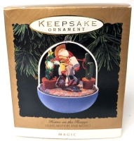 Vintage 1993 Hallmark Keepsake Ornament | Magic "Home on the Range" : Light, Motion and Music | 4" Tall