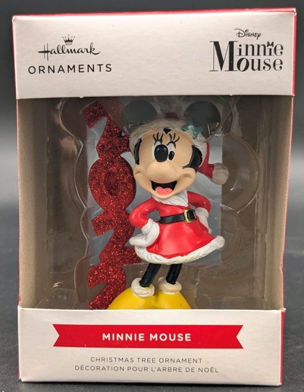 New 2022 Hallmark Ornaments Disney's Minnie Mouse | 3" Tall