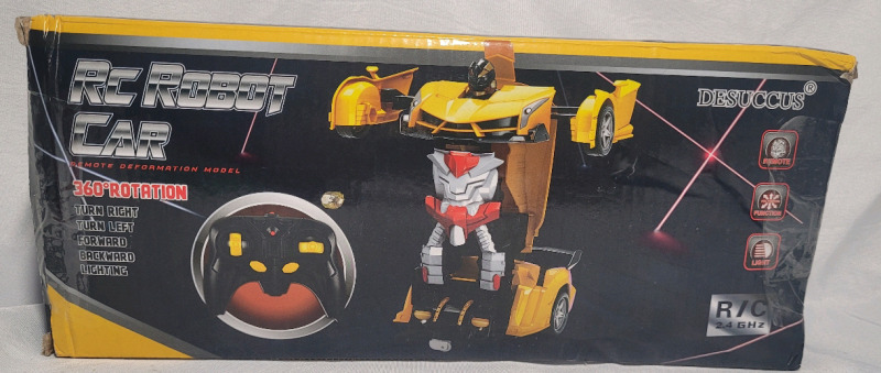 Desuccus RC Robot Car with Remote Control . 360&deg; Degree Rotation , R/C 2.4 GHz