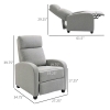 New HomCom Armchair Recliner - 839-808LG - 4