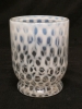 Vintage Hand Blown Opalescent Glass Vase 5.25" Tall