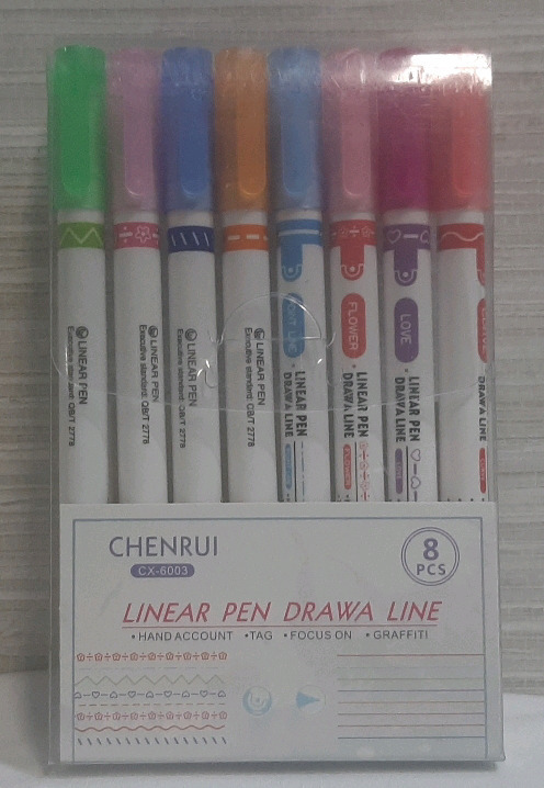 New Chenrui Linear Pen Set 8pcs