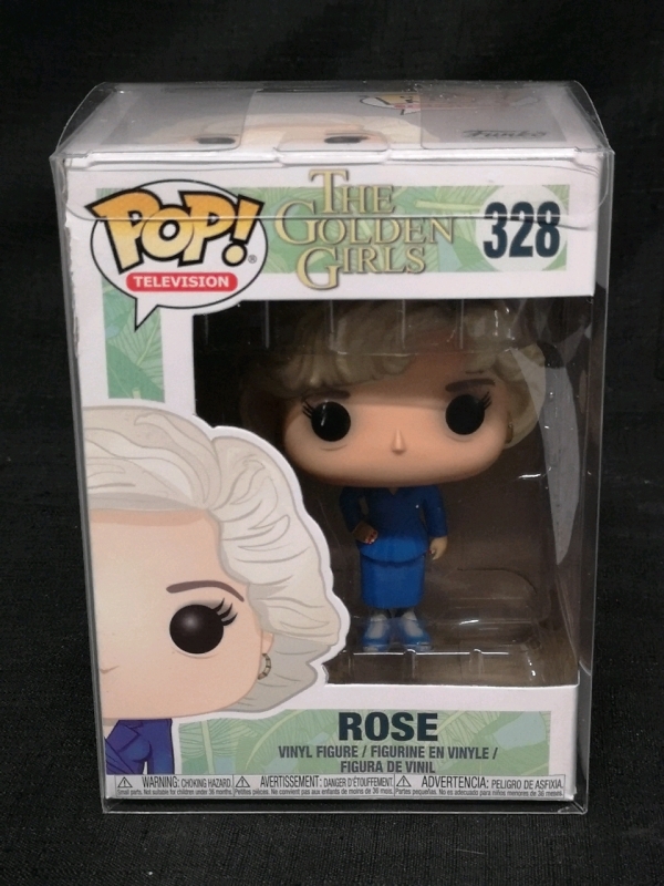 New Funko Pop! Television #328 The Golden Girls Betty White "Rose" Vinyl Figure in Protective Plastic Box