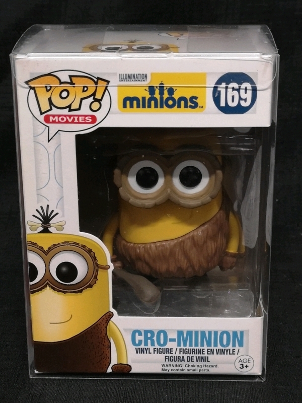 New Funko Pop! Movies #169 Cro-Minion Vinyl Figure in Protective Plastic Box