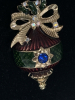 AB Rhinestones Nostalgic Ornament Brooch Enamel - 4