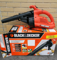 Black & Decker High Performance 3 in 1 Blower, Vacuum & Mulcher - Working