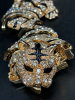 Huge Leopard Articulated Rhinestone Enamel Brooch - 6