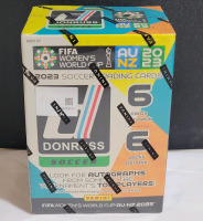 New , Sealed - 2023 Panini FIFA Women's World Cup Soccer Trading Card Box . 5 Packs , 6 Cards Per Pack