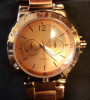 Chatelaine Rose Gold Coloured Watch