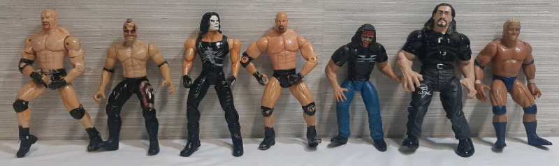 WWF Figures 7pcs