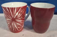 2 | Starbucks Coffee Cups | 1 384ml Coffee Cup 4½" Tall | 1 2008 250ml Coffee Cup 4½"