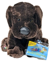 New [Retired] Ganz WEBKINZ Plush Chocolate Lab (HM138) with Sealed Secret Code | 6" Tall