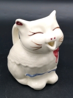 Vintage 1950's Shawnee Pottery 4.75" Tall Puss N Boots Creamer