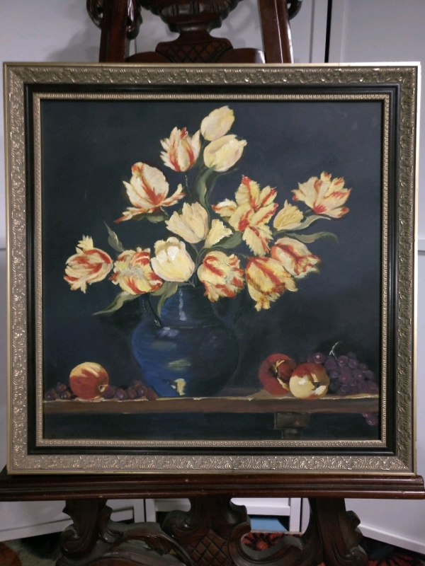 Original Oil on Canvas Painting - 22.5"x22.5"
