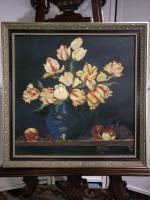 Original Oil on Canvas Painting - 22.5"x22.5"