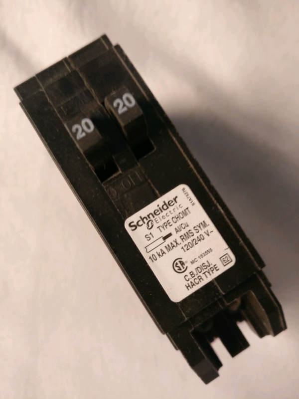 New Schneider Electric Chom 20/20 Circuit Breaker