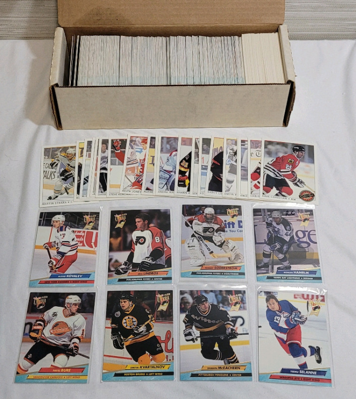 1992-93 NHL Fleer Ultra Series 1 & 2 Set and 1993-94 NHL O Pee Chee Premier Set . Cannot Confirm if Complete or Not