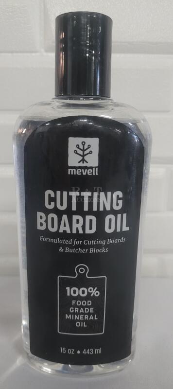 Mevell Cutting Board Oil , Mineral Oil , 15oz. Bottle - New