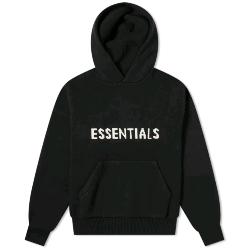 NEW FEAR OF GOD ESSENTIALS PULLOVER CREW KNIT - LARGE