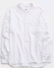 New | Womens Size: Small | Aerie | Colour : White | Take It Easy Popover Polo Sweatshirt | * Retailed For $59.95 *