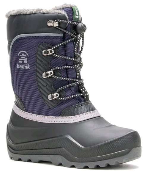 New Youth Size 4 | KAMIK Luke4 Insulated Kids Boots (Navy) | Retails for Over $80!