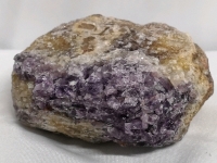 Beautiful 2.2 lbs Amethyst Quartz Stone+ 4" L, 3.5" W & 2" H