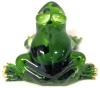 Adorable Small Art Glass Frog in Gift Box | Frog: 1.8" x 1.8" x 1" Tall - 3