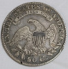 1829 United States of America Silver Capped Bust 50 Cent Half Dollar Coin - 2