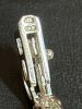 925 Sterling Silver FAS Line Bracelet Dafety Clasp Stamped - 4