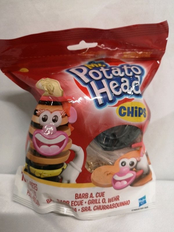 New Hasbro Mr Potato Head Chips Toy Barb A. Cue - 10 pieces for Ages 3 +