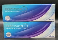 2 New | Precision-1 One-Day Soft Contact Lenses | -5.00 & -4.75 | BC8.3 • DIA 14.2 | 30 Lenses in Each. 60 Lenses Total