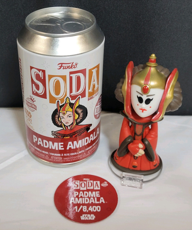 Funko SODA Star Wars Padme Amidala Bobble-Head , Sealed