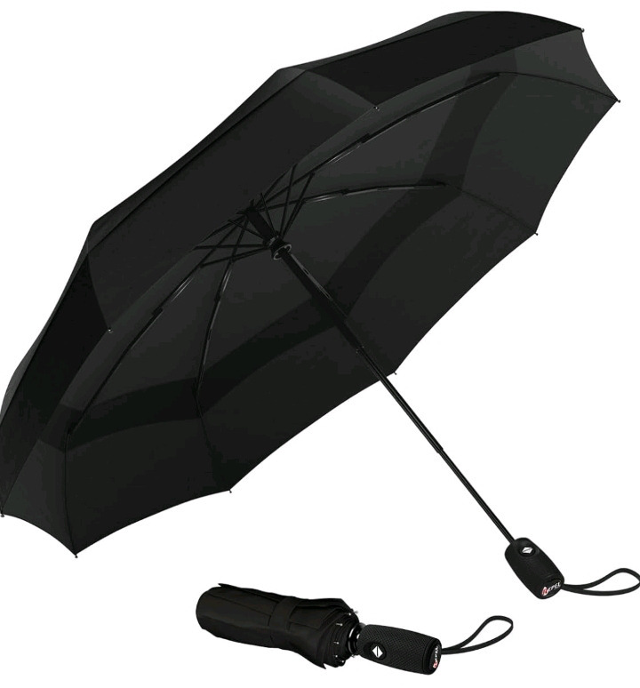 New | Repel Windproof Travel Umbrella | Light Weight Auto Open/Close Durable Folding Wind Resistant Compact Umbrella